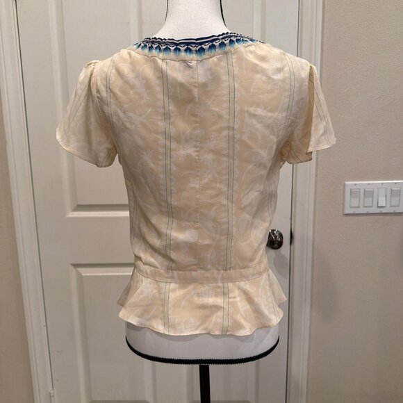 Mayle 100% Silk Blouse Top - Rare - Picture 2 of 3